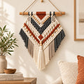 Boho Geometric Macrame Wall Hanging - scene
