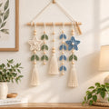 Boho Macrame Star Wall Hanging - scene